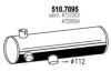 IVECO 4722202 Middle-/End Silencer
